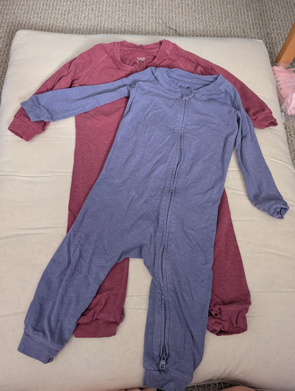 Bundle of 2 Nest Designs Long-Sleeve Footless Sleepers, 12-18M